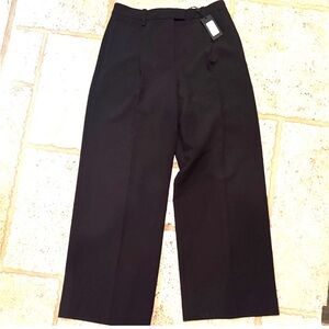 NWT Rag & Bone Wide-Leg Black Trousers